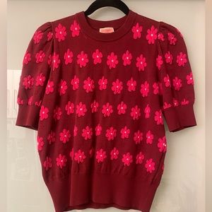 NWOT Kate Spade Marker Floral Sweater - SIZE S